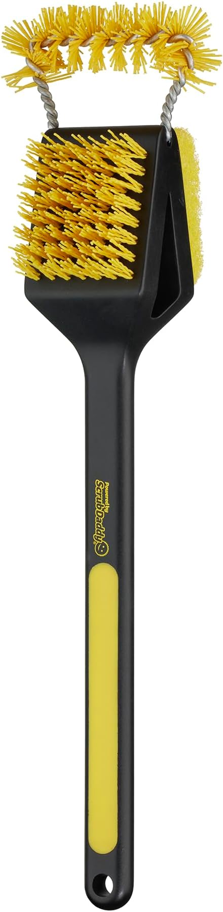 Mr. Bar-B-Q Triple Action Grill Brush Powered by Scrub Daddy