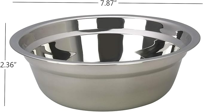 6 Packd Salad Mixing Bowls, Stainless Steel Serving Bowl for Cooking Baking