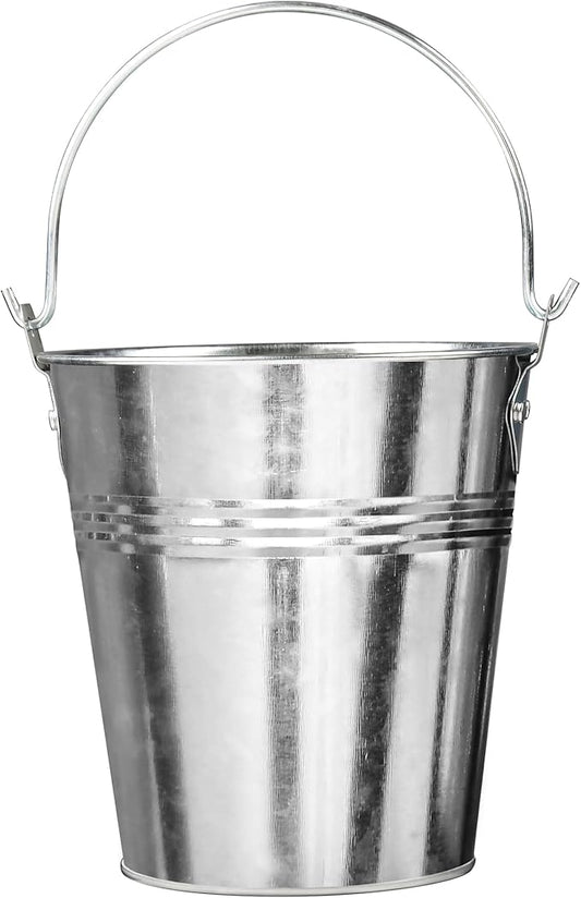 Grease Bucket for Pellet Grill Smokers – Heavy Duty Galvanized Steel Drip Catcher, Rust-Proof 5.6" Diameter, Easy Clean BBQ Accessory
