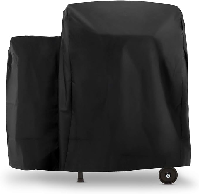 Outdoor Grill Cover Compatible with Traeger 20 and Rec Tec Bullseye - Heavy Duty Pellets Smoker Cover for Tailgater Grill Accessories