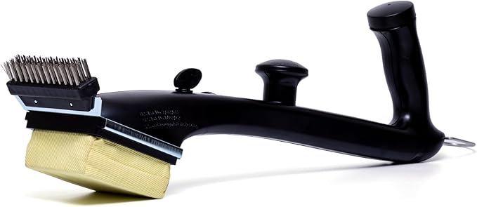 New Grill Daddy Pro with Kevlar Bristleless Grill Scrubber Cleans with steam