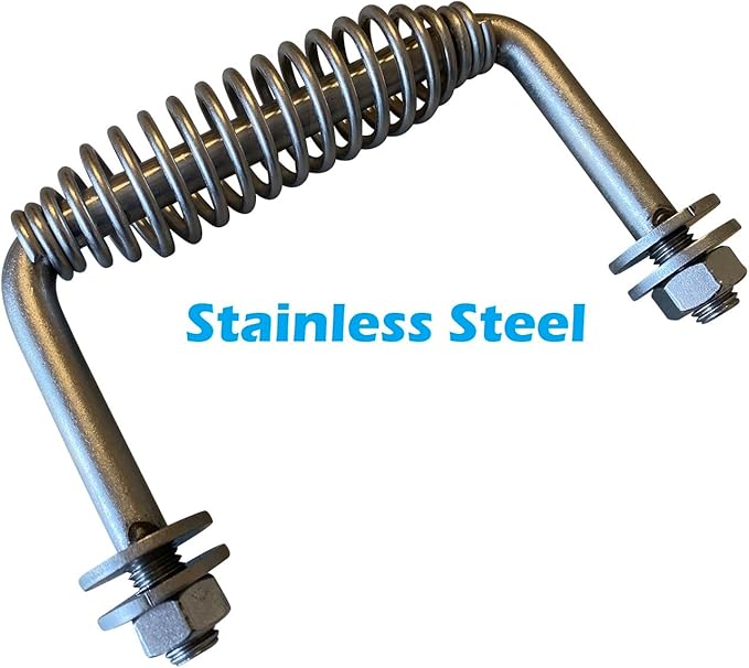 LavaLock 5-3/8" Spring Handle with 1/2" Rod (Spring Handle (Stainless Steel Bolt-On))