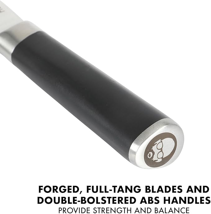 Babish High-Carbon 1.4116 German Steel 8 Inch Full Tang, Forged Carving Kitchen Knife