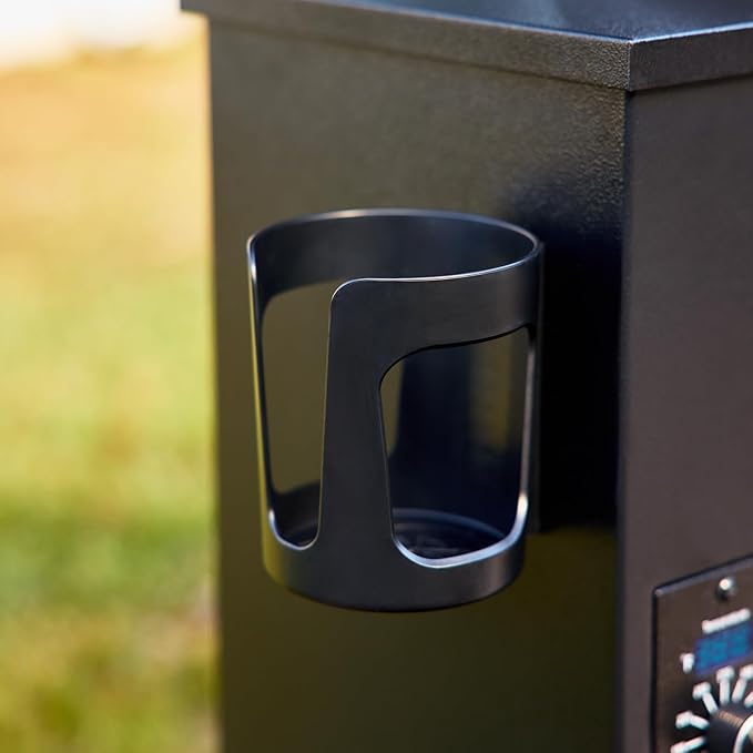 Magnetic Drink Holder Compatible with Traeger Grills and Blackstone Griddles -Will Hold All Kinds of Cups, Tumblers, Coffee Mugs and Bottles - Adheres to Non Heated Metal Portions of Grills
