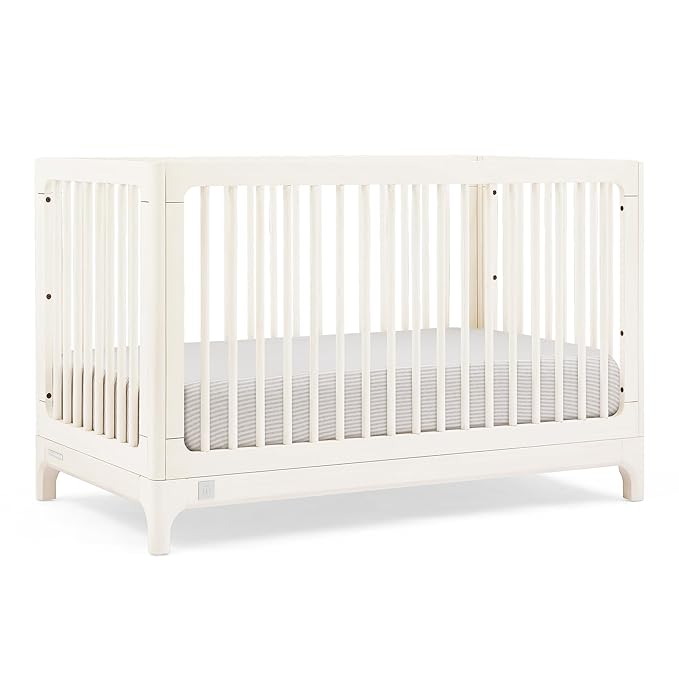 Delta Children babyGap Wren 4-in-1 Convertible Crib Greenguard Gold Certified, Antique White