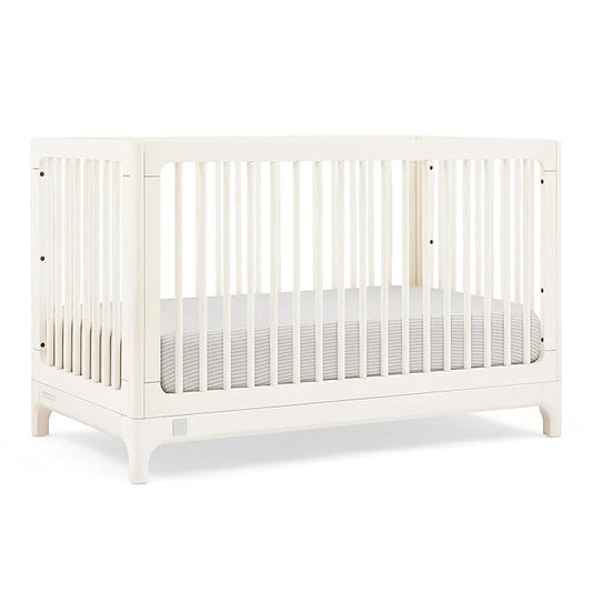 Delta Children babyGap Wren 4-in-1 Convertible Crib Greenguard Gold Certified, Antique White