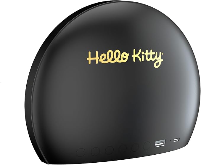Hello Kitty Sunrise Alarm Clock - Multicolor Lights, USB Charging, LED Display, and Snooze Function