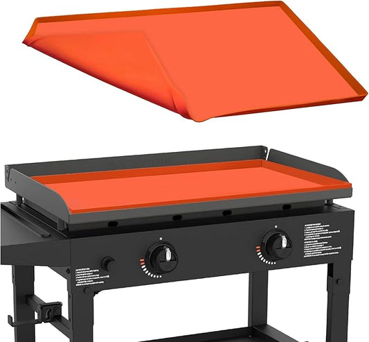 28-inch premium silicone baking mat，Silicone Protective Cover for 28" Blackstone Griddle，blackstone silicone mat、blackstone accessories for griddle，Preventing Dirt & Rust All Year Round
