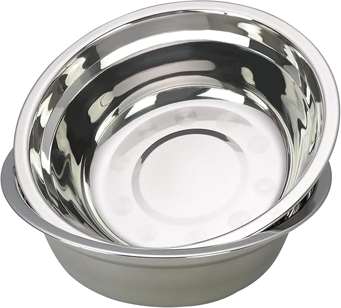 6 Packd Salad Mixing Bowls, Stainless Steel Serving Bowl for Cooking Baking