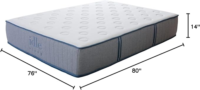 King Mattress, 14 Inch Memory Foam Mattress King for Back Pain, Gel Mattress in a Box, Made in USA, 5 Layers of Comfort, CertiPUR-US Certified