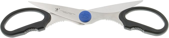 Henckels Forged Premio Knife Set with Block, Chef Knife, Paring Knife, Utility Knife, Steak Knife, 14 Piece, Black, Stainless Steel