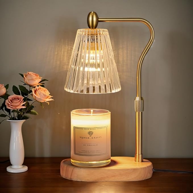 Candle Warmer Lamp with Timer and Dimmer Adjustable Height for Home Room Decor, Brithday Gifts for Women, Candle Warmer for Scented Jar Candles Mother's Day Gifts