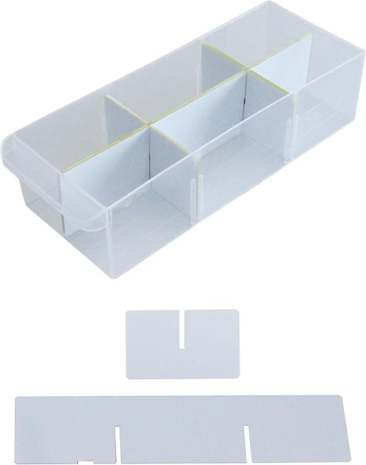 (64-Pack) Small Drawer Configurable Dividers compatible with Craftsman, ArtBin Craft Storage Cabinets, (64 Width + 12 Length Dividers), (Dividers Only)