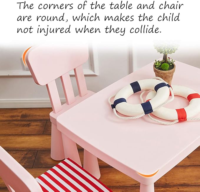 Soerreo Children's Chair Kindergarten Baby Learning Chair Plastic Game Chair Removable