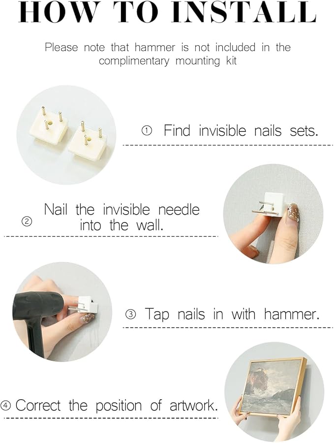 InSimSea Framed Canvas Wall Art Vintage Decor, Farmhouse Wall Decor for Living Room Bedroom Office Bathroom, Spring Landscape Wildflower Field Oil Painting Prints, Home Desk Decorations, 12x16inch