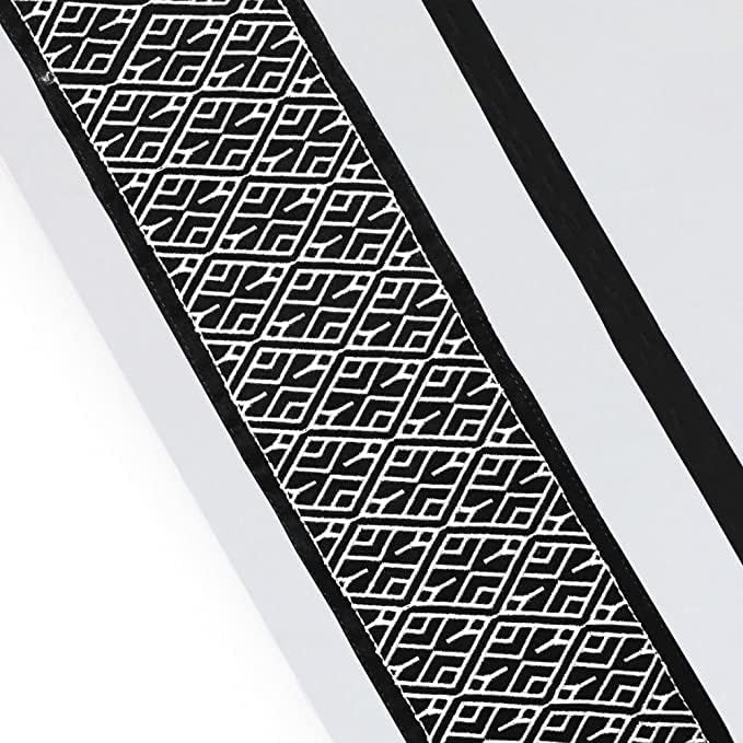 1000 TC Embroidered Duvet Cover Oversized King Size Set 100% Egyptian Cotton - Luxurious 1 Comforter Cover 2 Pillow Shams - 3 PC Quilt Cover Hotel Quality Bedding (Silver & Black)