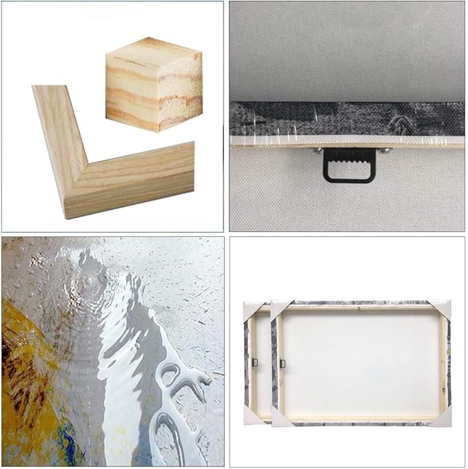 Innopics Lily Pond Canvas Wall Art Impressionist Painting Picture Natural Beauty Artwork Green Garden Classic Decoration for Bedroom Bathroom 12" x 12" x 3PCS