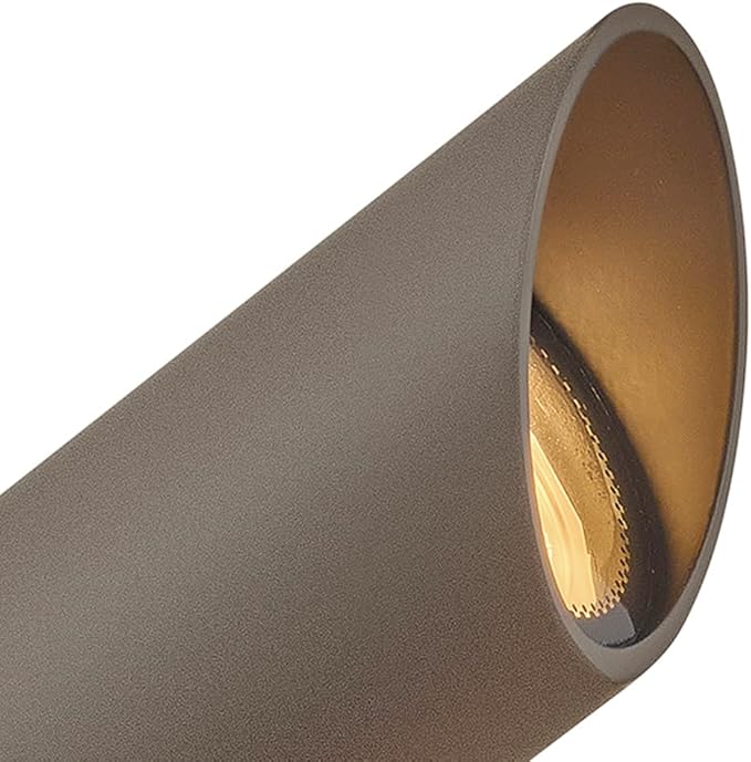 Hinkley Landscape Lighting 1536TXB-LL Spot Light - 4w MR16 LED Blub Included, 12v - Textured Brown Clear Lens