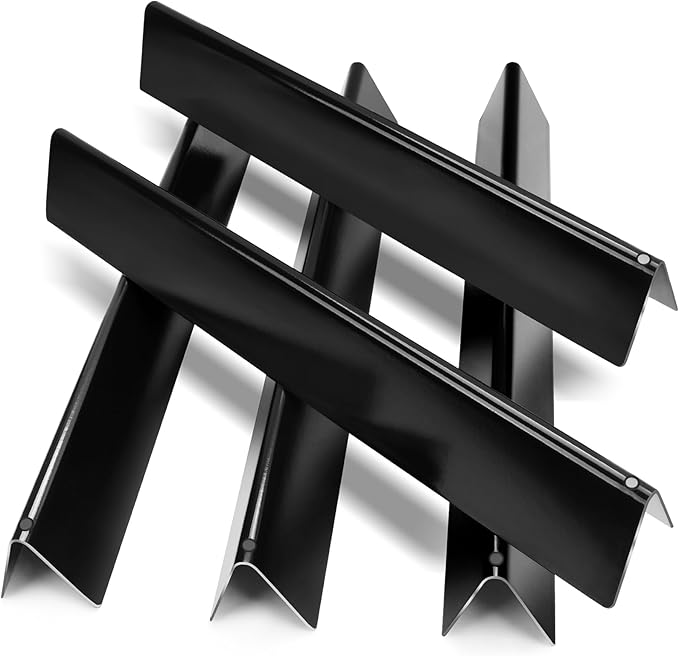 GGC 17.5 inch Flavorizer Bar for Weber Genesis 300 Series Genesis E310 E320 E330 S310 S320 S330 EP-310 EP-320 EP-330, Porcelain-enameled Flavor Bar Replacement for Weber 7620, 5 PCS