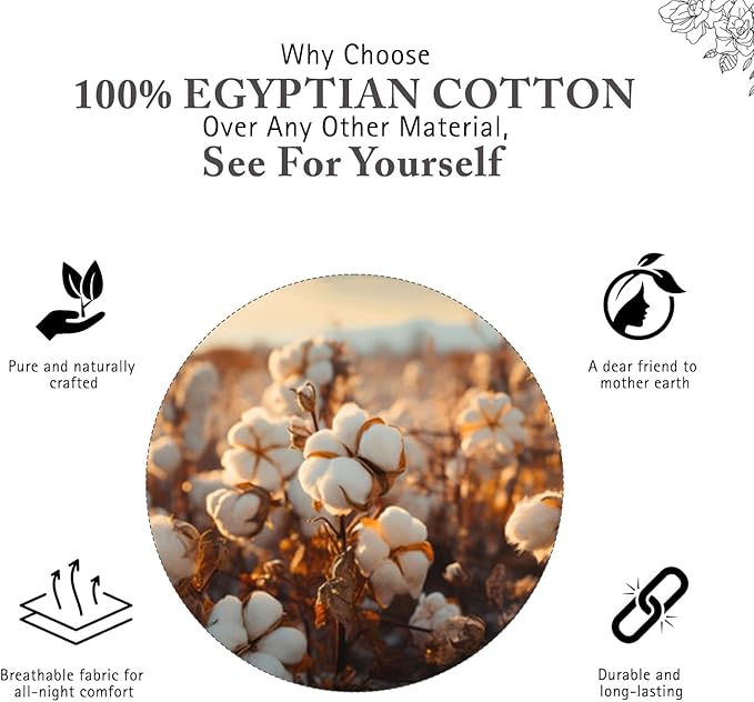 Oversized King Duvet Cover 1000 Thread Count 100% Egyptian Cotton Luxury Hotel Quality Quilt Cover & Pillow Sham - 5 Piece All Season Duvet Cover Set with Zipper Closure, 6 Corner Ties