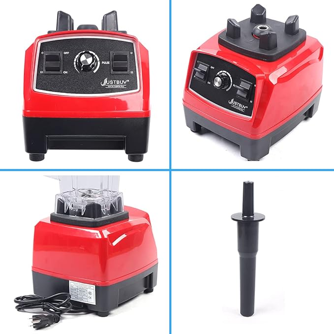 DNYSYSJ 2200W Household Kitchen Countertop Blender Mixer Juicer Machine 6 Blades Smoothie Blender Food Mixer with 2L Capacity Jar