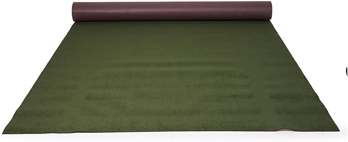 Marine Carpet,6 FT x 14 FT Olive Green Indoor Outdoor Carpet 0.2" Thick with Water-Proof TPE Backing, Non-Slide for Home, Patio, Porch, Deck
