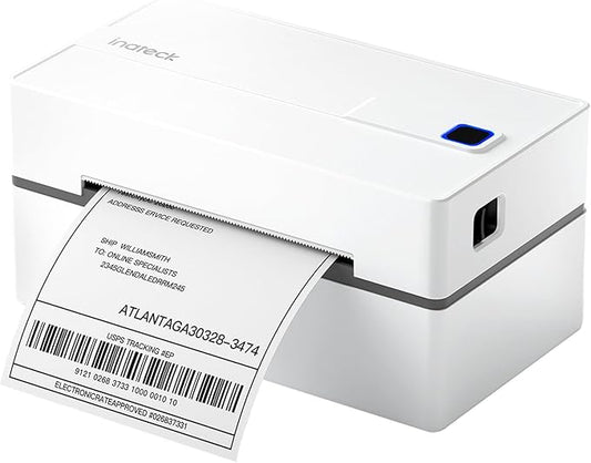 Inateck Bluetooth Thermal Label Printer, Wireless 4x6 Shipping Label Printer for Shipping Packages, Compatible with iPhone, Android, iPad, Windows, MacOS, Chrome, USPS
