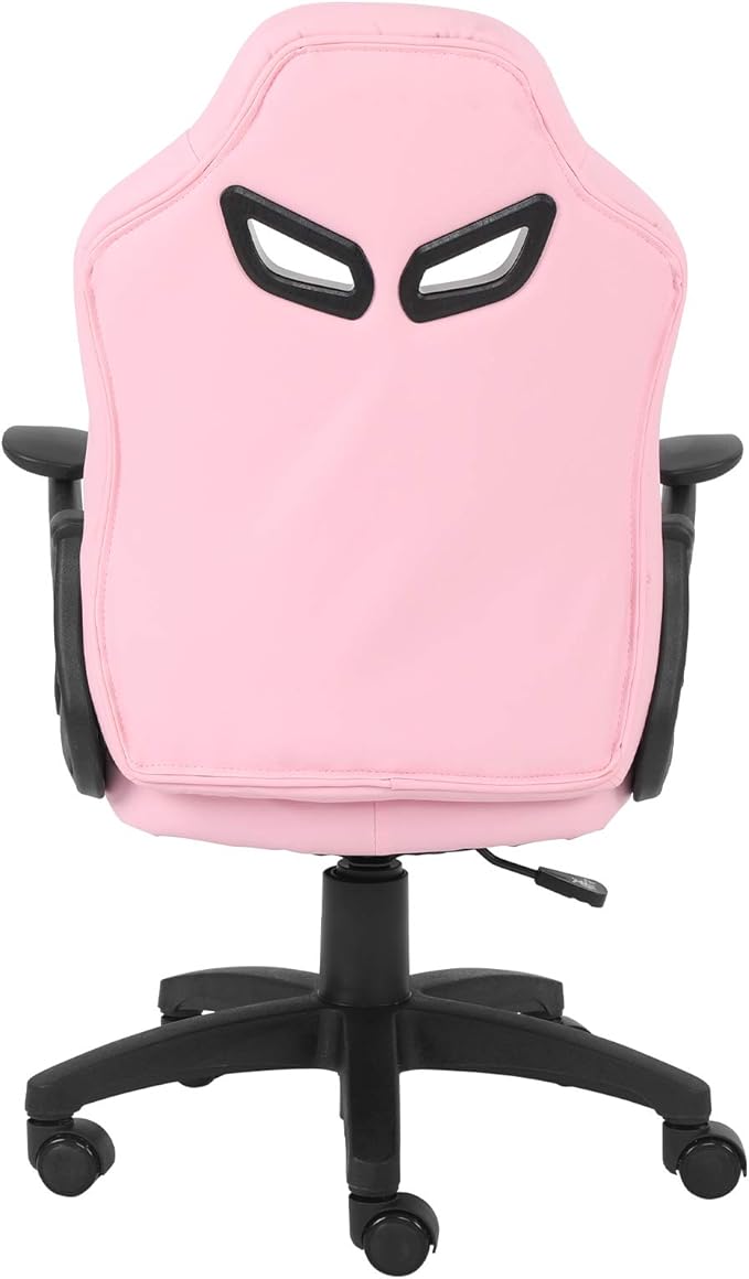 Modern-Depo Gaming Chair for Teenagers Juniors, High Back Ergonomic Swivel Racing Computer Chair, Height Adjustable Student Gaming Chair, Pink