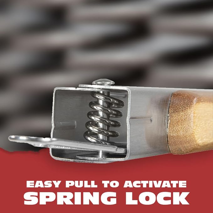 BBQ-AID Pro BBQ Tongs for Grill - 17" Professional Grade Barbecue Tongs for Cooking- Solid & Sturdy - Built with 304 Grade Stainless Steel and Acacia Wood - Heavy Duty Built to Last Kitchen essential.