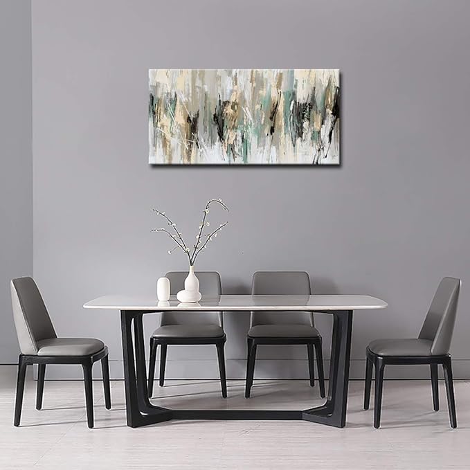tigeridge Abstract Wall Art Living Room Wall Decor Canvas Art Modern Canvas Pictures Contemporary Abstract Artwork for Bedroom Bathroom Kitchen Office Home Wall Decor Framed Ready to Hang 20" x 40"