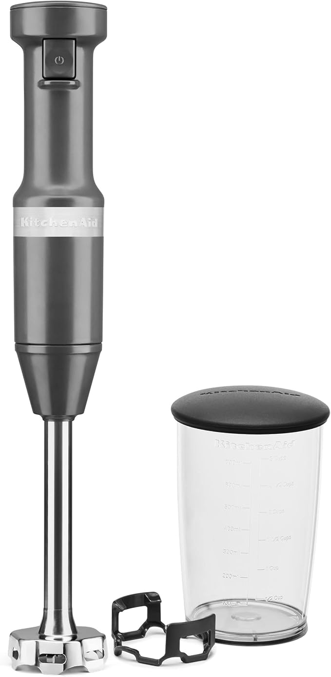 KitchenAid Variable Speed Corded Hand Blender KHBV53, Charcoal Grey