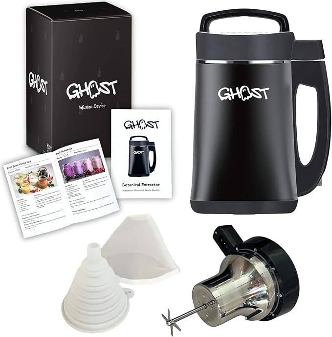 Ghost Infuser - Herbal Botanical Extractor and Oil Infusion Machine - Fully Customizable Settings - Easy to Use to Make Your Own Infused Oil Edibles & Treats