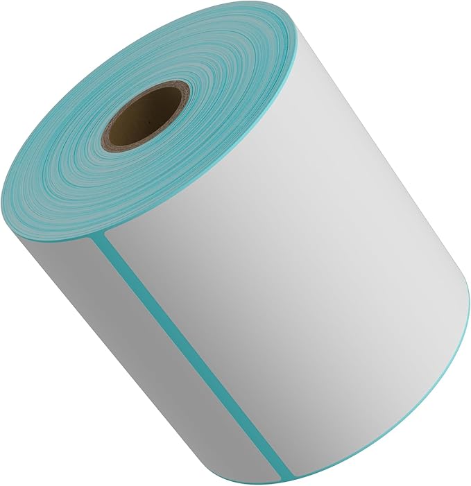 9527 Product 4" x 6" Direct Thermal Shipping Labels for Zebra 2844 ZP-450 ZP-500 ZP-505 Thermal Printers,Blank Direct Thermal Labels 8 Rolls 3600 Labels, 450 Labels/Roll 1" Core