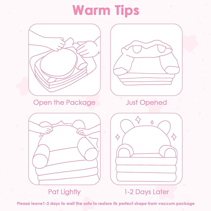 Kids Couch Comfy Foldable Kids Sofa to Lounger 2 in 1 Toddler Chair Plush Baby Sleeper Chair for Playing and Napping, Birthday Gifts for Boys and Girls