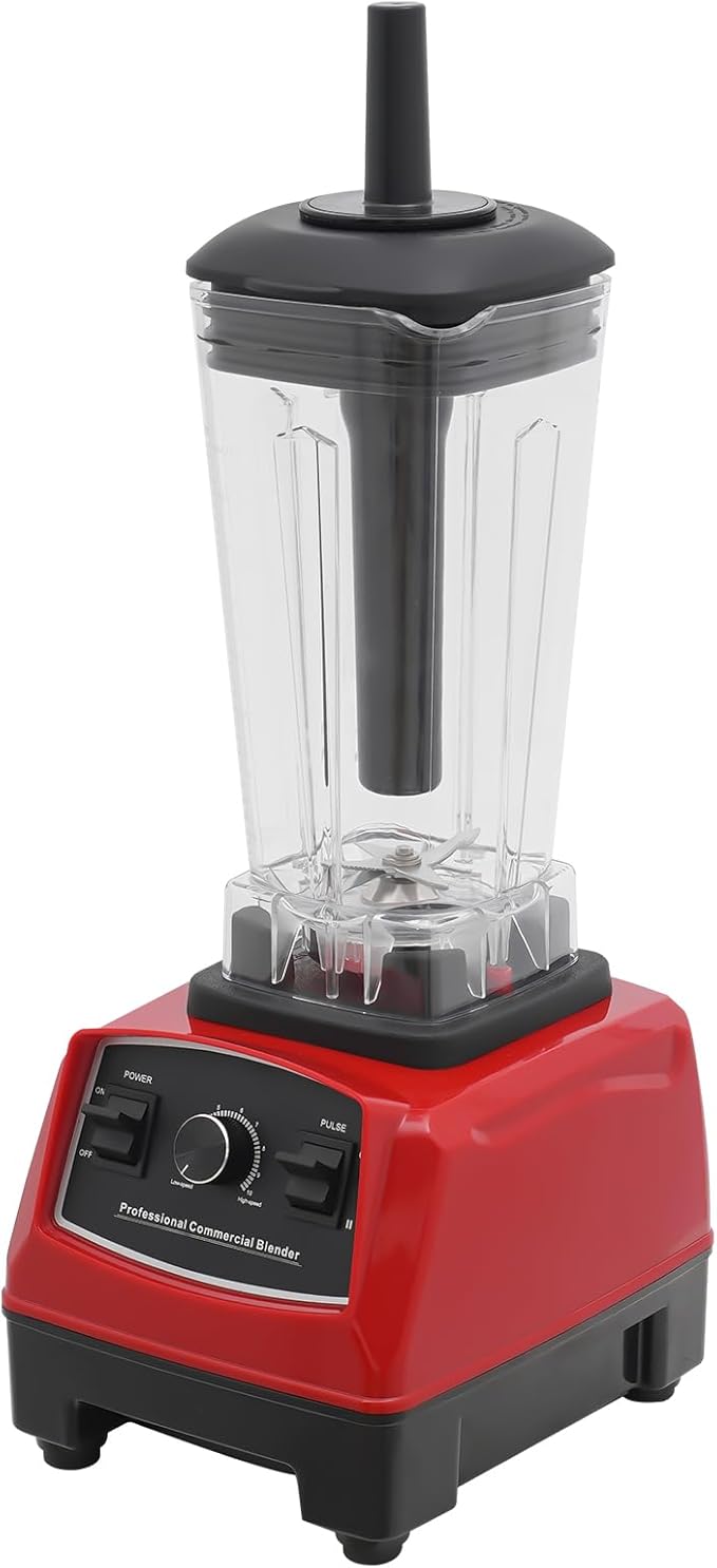 Eapmic Professional Blender, 2000ml Capacity, 2200W Power, 45000RPM Speed, Red Color, Smoothies and Shakes