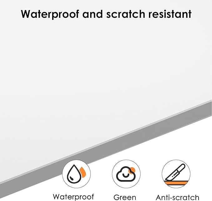 Need Computer Desk, 47 inch Home Office Desk, Modern Simple Style Home Office Gaming Desk, Basic Writing Table for Study Student, White