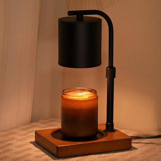 Candle Warmer Lamp Timer - Electric Adjustable Candle Lamp Warmer, Birthday Gifts for Women, Mothers Day Gifts for Mom, House Warming Gifts New Home, Candle Warmer for Jar Candles with 2 Bulb