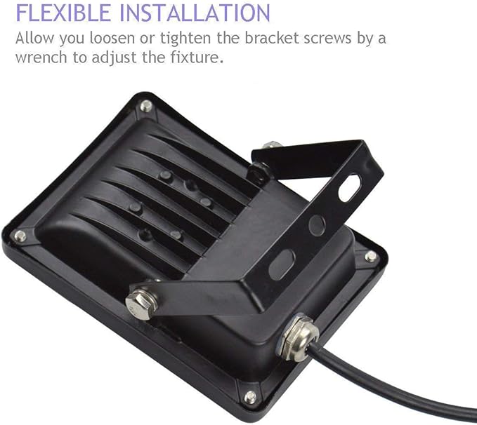 10W LED Landscape Lights 12V Low Voltage Outdoor Spotlights Warm White 3000K IP65 Waterproof with Spike Stand for Garden,Yard,Deck,Step [4 Pack]