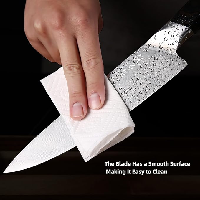 5-Piece Knife Set Professional Kitchen Knife Set Ultra Sharp High Carbon Stainless Steel Chef Knife Set for Kitchen Japanese Cooking Knife with Gift Box