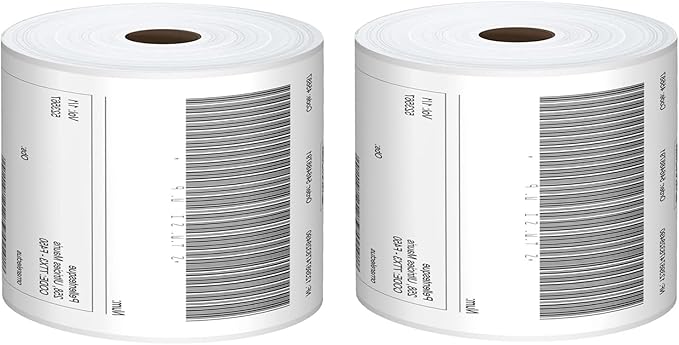Direct Thermal Labels 4x6-450 Labels/Roll, Thermal Shipping Labels for Zebra 2844 ZP-450 ZP-500 ZP-505,2 Rolls,900 Labels(NOT for DYMO)