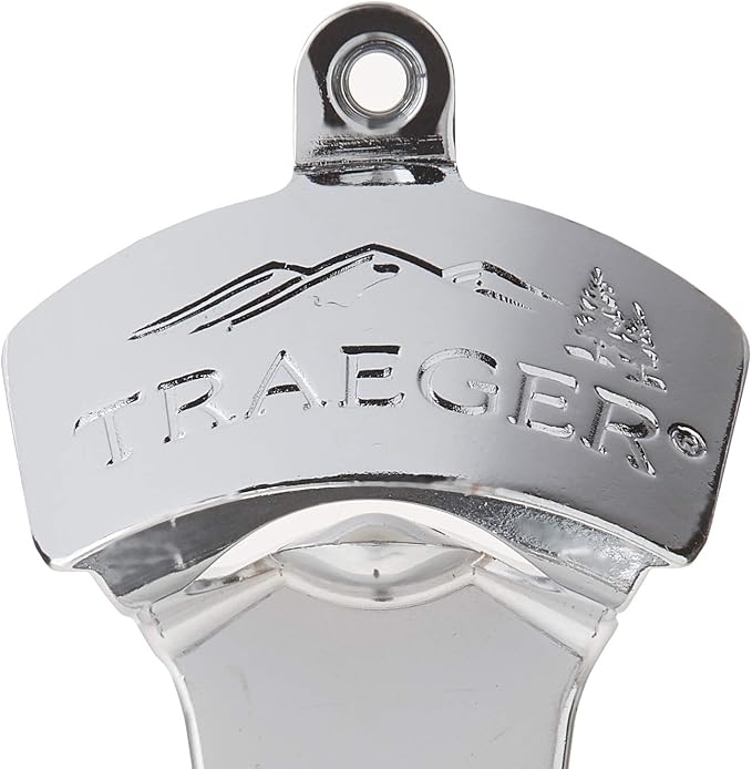 Traeger Grills BAC369 Chrome Bottle Opener Grill Accessory, 7.87 in X 2.36 in