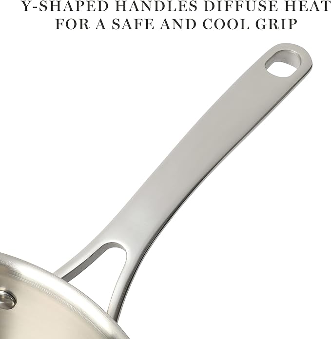 Martha Stewart Castelle 10 Piece Stainless Steel Cookware Set