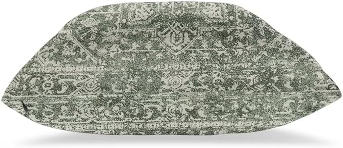 Sage Green Boho Pillow Covers 18x18 Set of 2, Bohemian Carpet Pattern Decorative Throw Pillows Ethnic Vintage Farmhouse Pillow Cases Linen Gifts for Couch Sofa Outdoor Decor