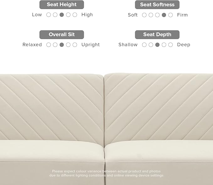 mopio 76.8" Futon Sofa Bed, Small Couch, Sleeper, Loveseat, Mid Century Modern Futon Couch, Sofa Cama, Couches for Living Room (Snow Velvet)