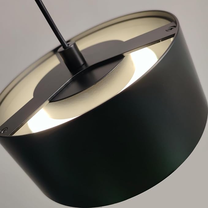LED Black Pendant Lights Fixture Mini Pendant Lights for Kitchen Island Over Sink Bedroom Bathroom Dining Room