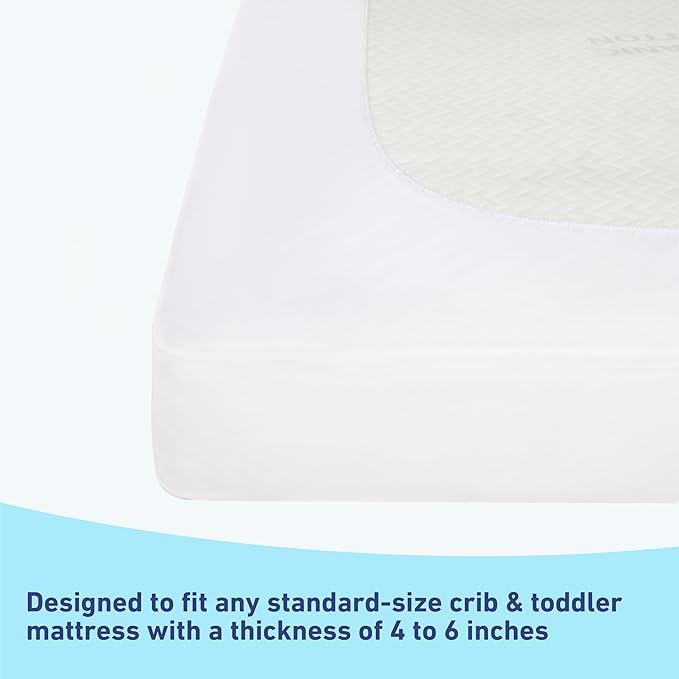 Graco Ultra Dual-Sided Crib Mattress & Protector Value Bundle (1-Pack) – Includes GREENGUARD Gold Certified Crib Mattress, GREENGUARD Gold Certified Waterproof Protector