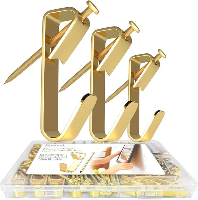 Picture Hanging Kit, 100lb 50lb 30lb Heavy Duty Drywall Plaster Wall Picture Hangers Kit, Picture Hanging Hooks, Picture Hooks, Picture Hanging Hardware Painting Frame Hooks Hanger, 160 PCS