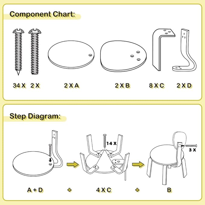 iPlay, iLearn 2 PCS Wooden Kids Chair Sets, Natural Hardwood 2 Giraffe Animal Children Chairs, Furniture Set for Toddlers Kids Boys Girls, Stackable for Playroom, Nursery, Preschool, Kindergarten