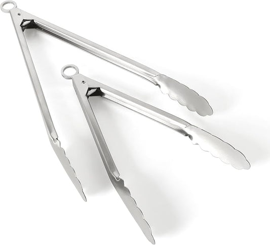 Martha Stewart Richburn 2pc (12" & 9") Tongs Set - Stainless Steel