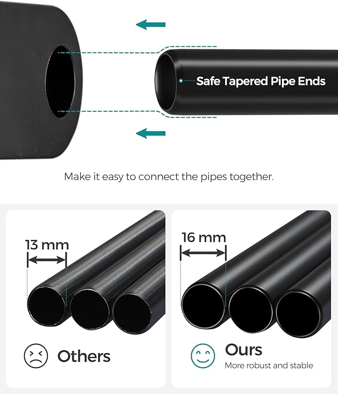 SONGMICS Portable Closet, Freestanding Closet Organizer, Clothes Rack with Shelves, Hanging Rods, Storage Organizer, for Cloakroom, Bedroom, 59.5 x 16.9 x 65.4 Inches, Black URYG036B02